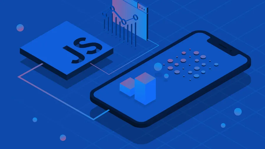 Java Script Mobile Technology Concept