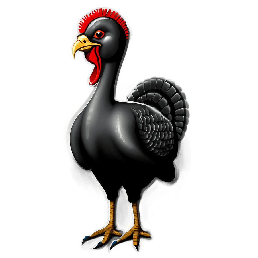 Turkey Symbol in Monochrome PNG 66