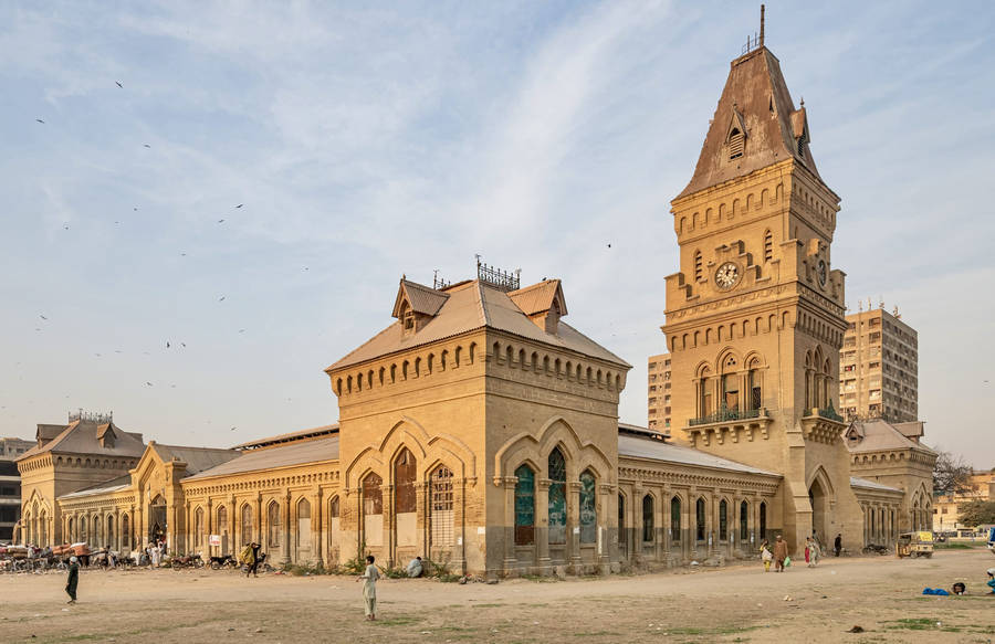 Download Karachi Empress Market Wallpaper