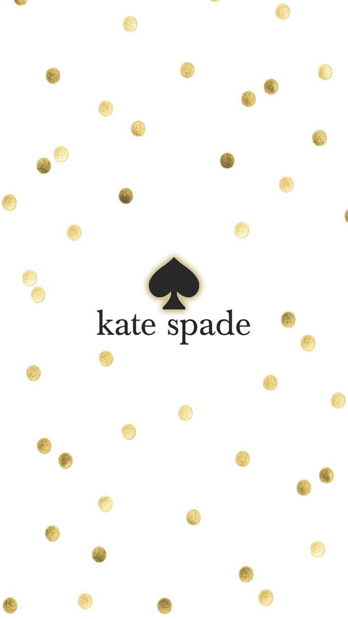 Download Kate Spade Classic Black Logo Wallpaper Wallpapers Com