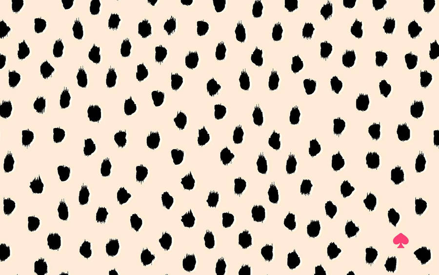 Download Kate Spade Logo With Cheetah Pattern Wallpaper Wallpapers Com