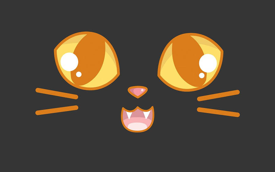 Download Kawaii Halloween Cat Wallpaper | Wallpapers.com