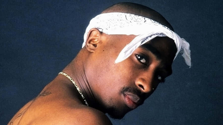 Fotoravvicinata del rapper americano 2pac