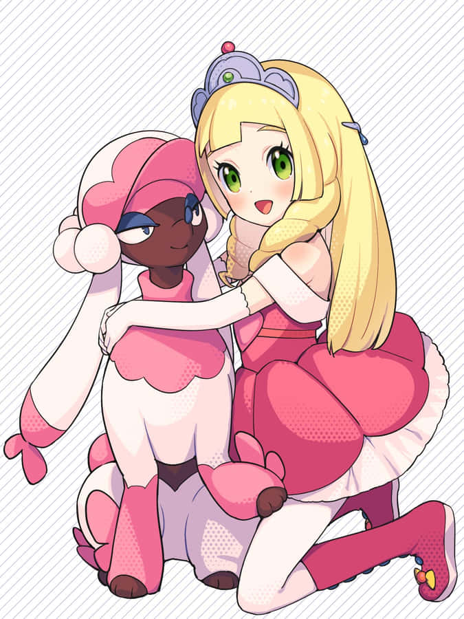 Furfrou e Treinador se Conectando