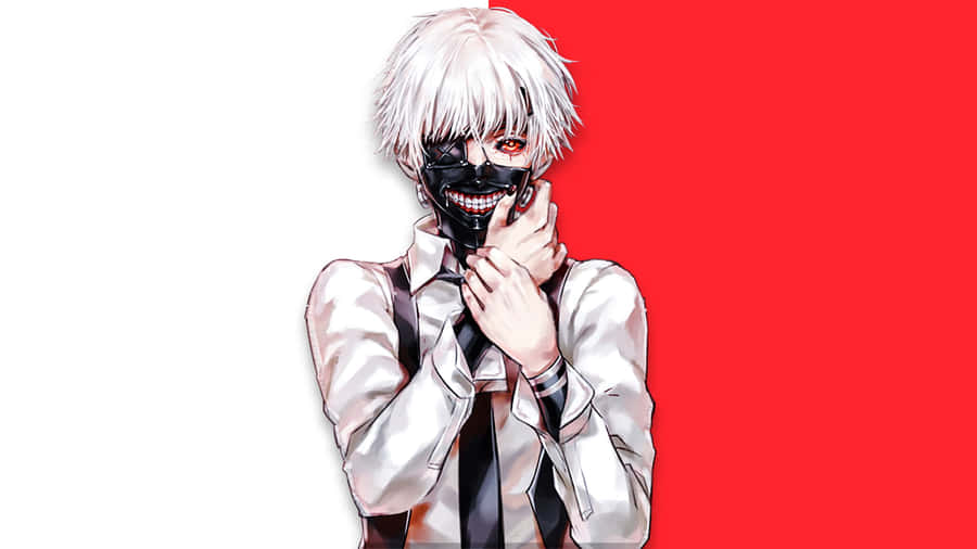 KanekiKen mit seiner ikonischen Maske