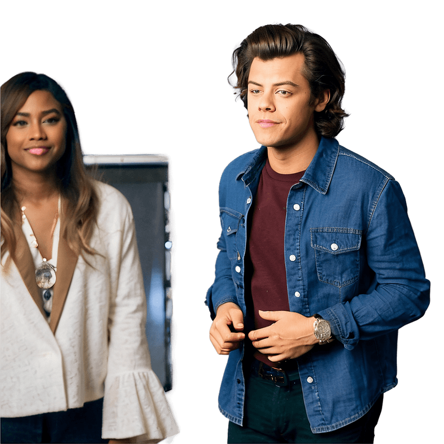 Harry Styles Behind the Scenes PNG uda