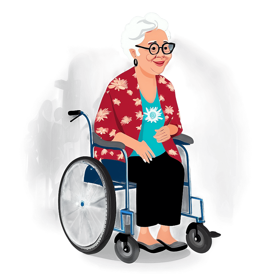 Abuela Illustration PNG ubv65