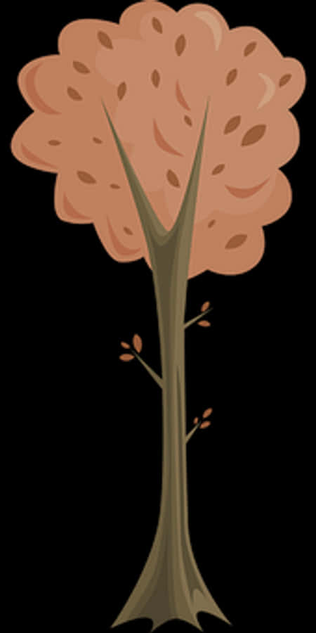 Autumn_ Tree_ Cartoon