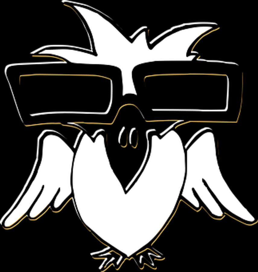 Stylized Cool Bird Graphic