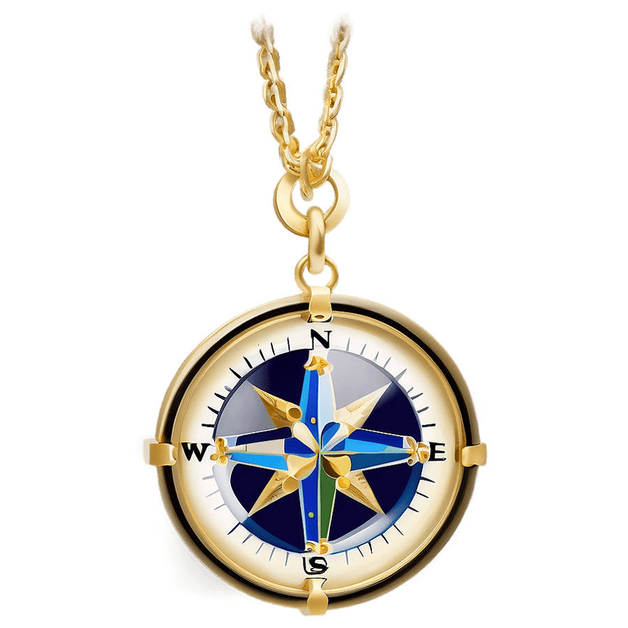 Compass Pendant PNG 53