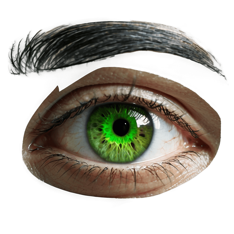 Abstract Green Eyes Concept PNG 63