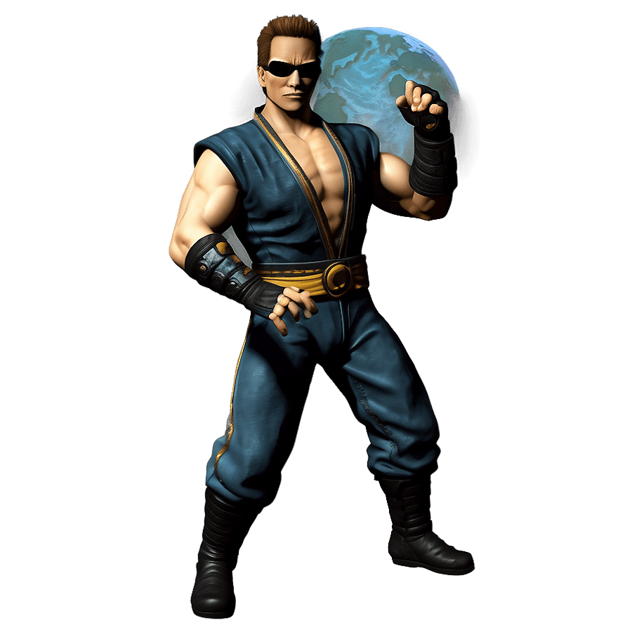 Johnny Cage in Mortal Kombat Tournament PNG 77
