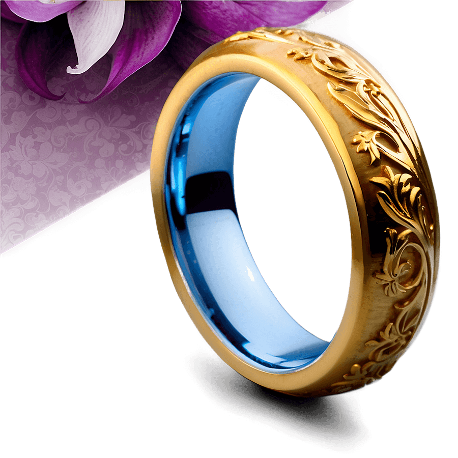 Unique Wedding Rings PNG 05232024