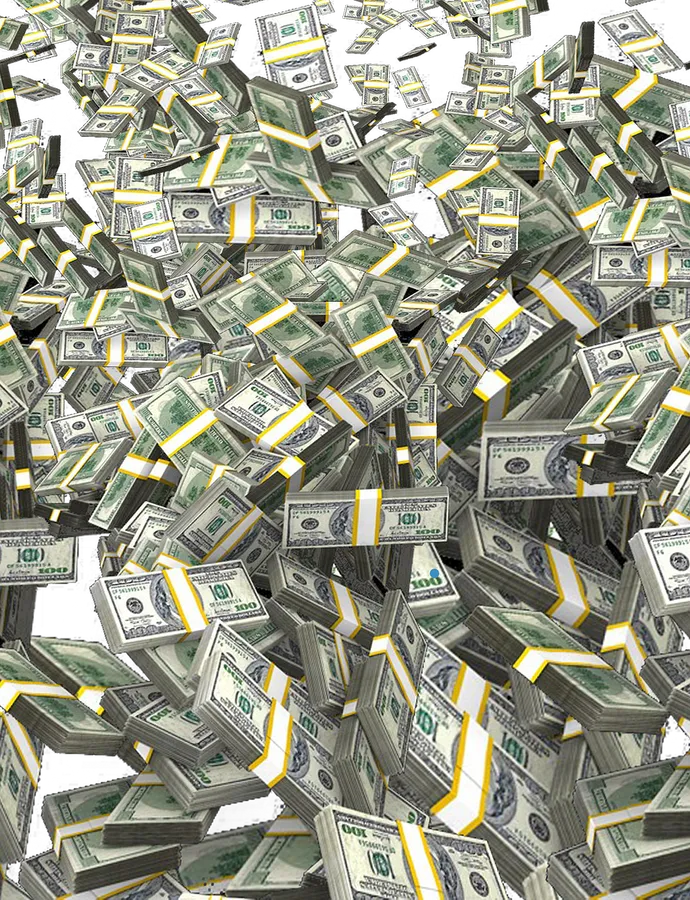 Falling Money Background