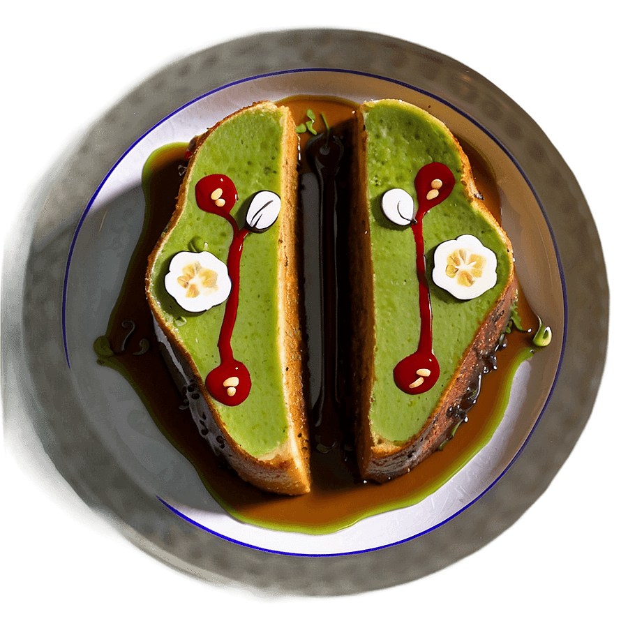 Matcha Infused French Toast PNG jro