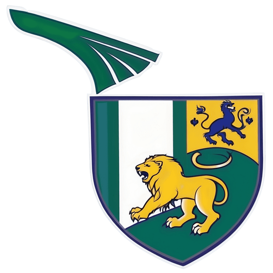Fantasy Lion Coat of Arms Logo PNG 31