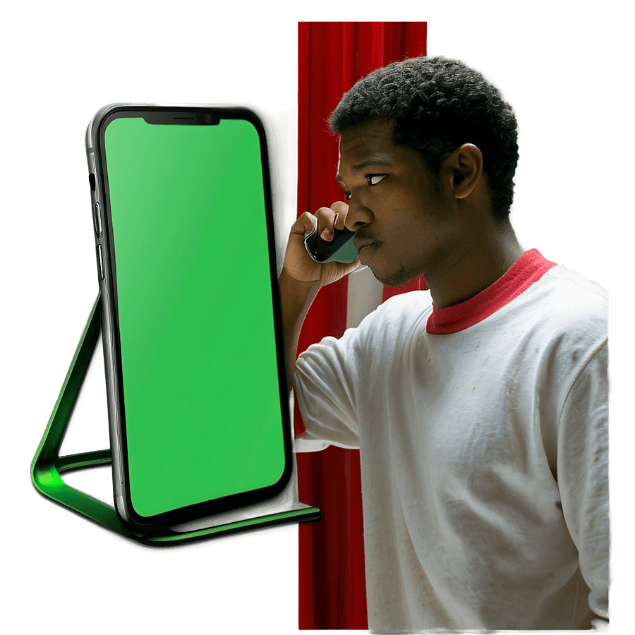 phone green screen d