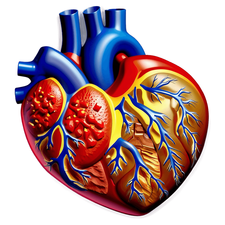 Human Heart for Kids PNG 05252024