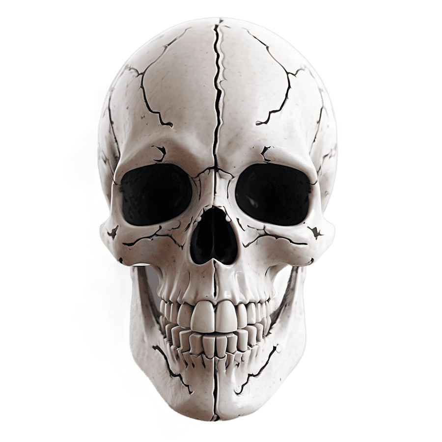 Minimalist Skull Design PNG 76
