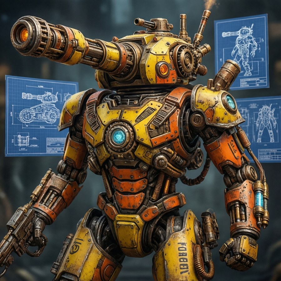Killjoy stands with turret and nanoswarm gadgets