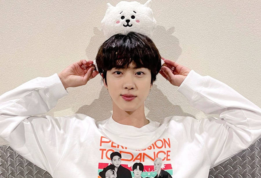 Download Kim Seok Jin And Rj Wallpaper | Wallpapers.com