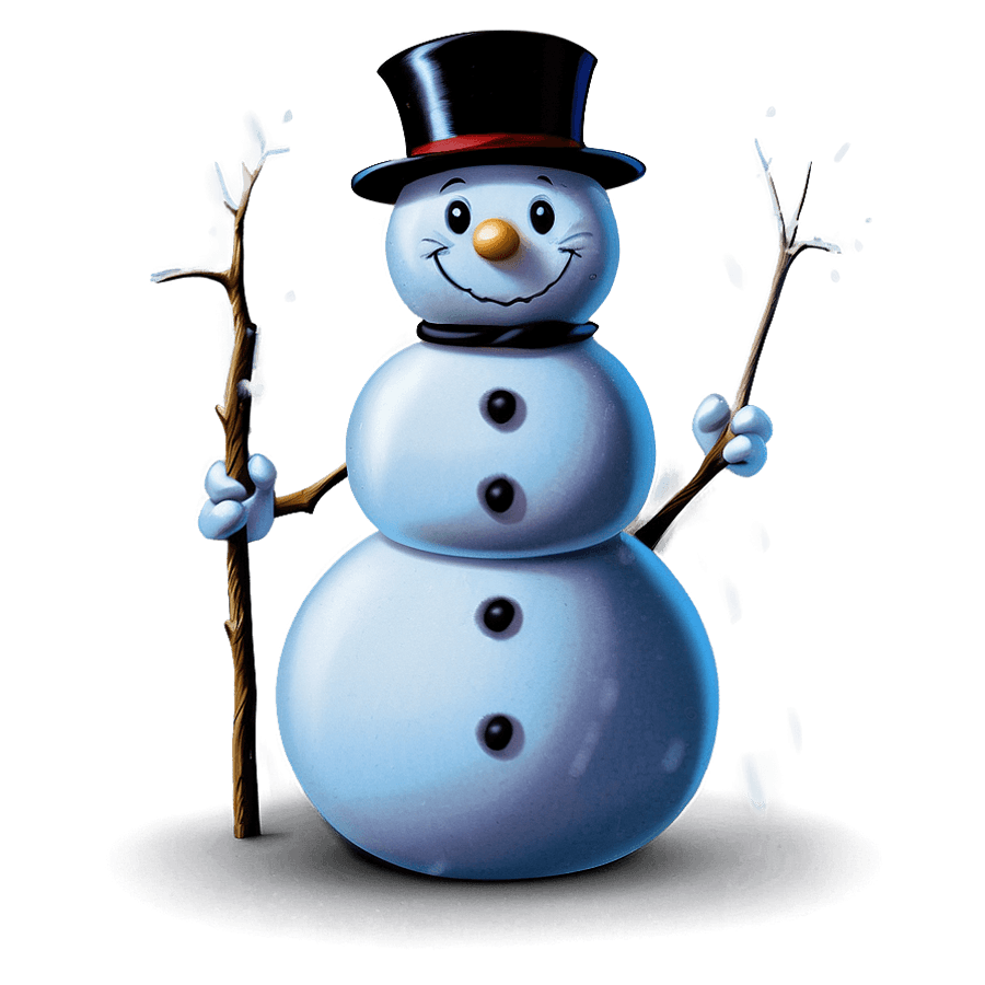 Frosty The Snowman Bright Eyes PNG ypa54