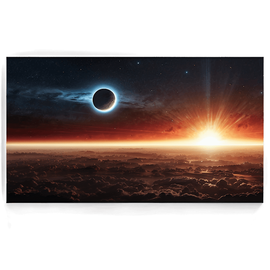 Black Hole Horizon Glow PNG hmy