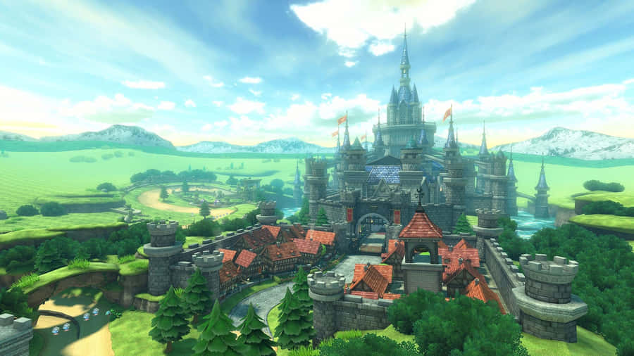 TheLegend Of Zelda Hyrule 1920 x 1080 baggrundsbillede.