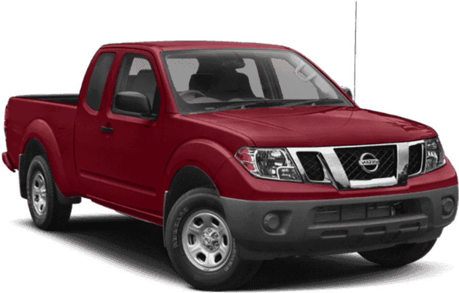 Red Nissan Frontier Pickup Truck