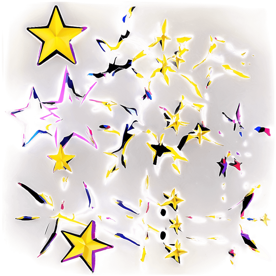 Estrellas Abstractas PNG sty93