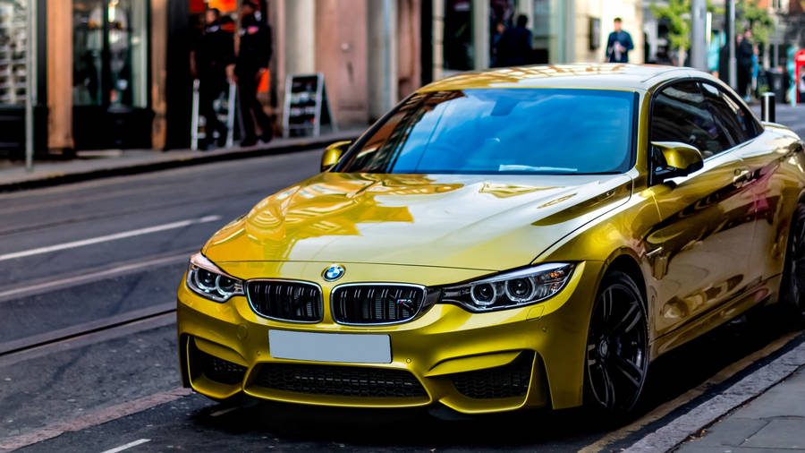 Fuld HD BMW skimlet gul M4