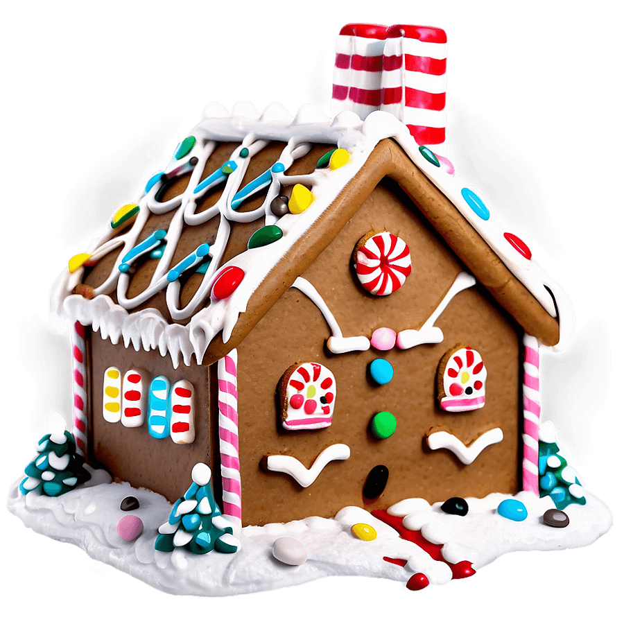 DIY Gingerbread House Kit PNG akc15
