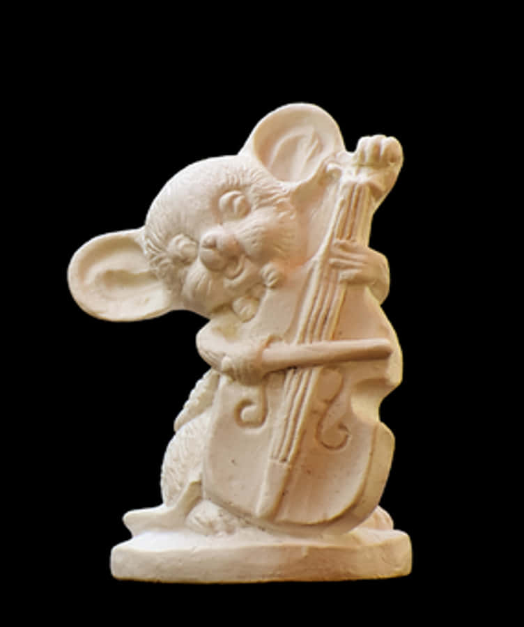 Mouse Musician Figurine