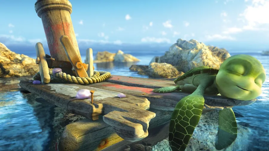 Green Cool Turtle wallpaper