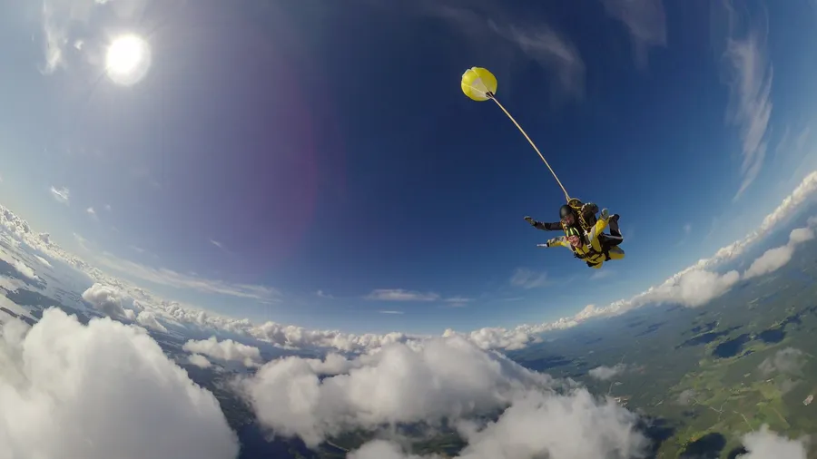 Tiny Pilot Chute Skydiving