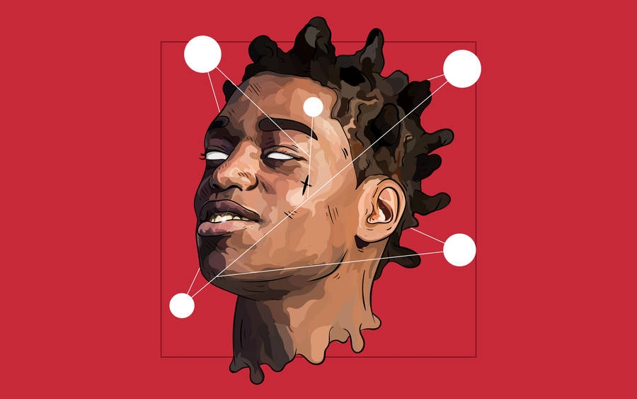 Download Kodak Black Head Art Wallpaper Wallpapers Com