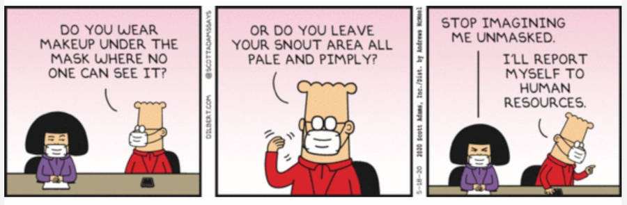 Komik Dilbert Topeng