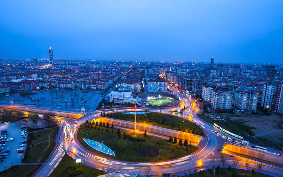 Konya stad Tijdverloop wallpaper