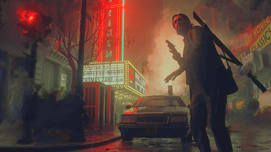 Cena Cinemática de Alan Wake2