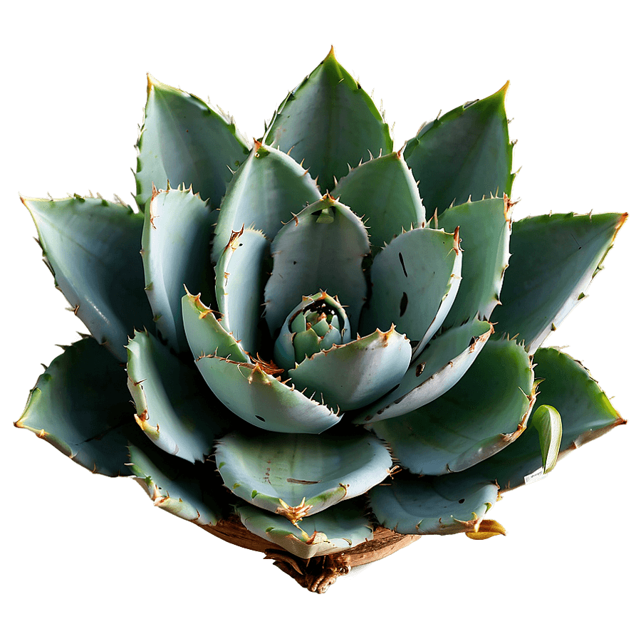 Agave Plant Aerial View PNG cnw