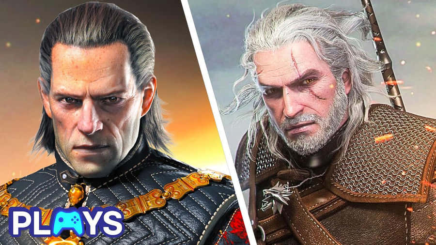 TheWitcher karakterer 1280 x 720 tapet.