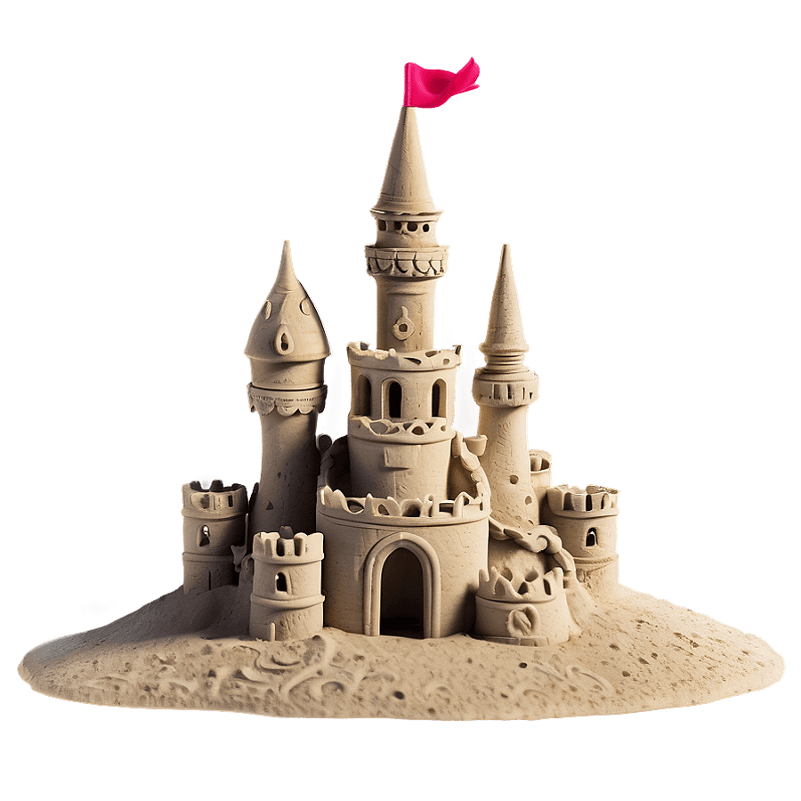 Sandcastle Sculpture PNG 88