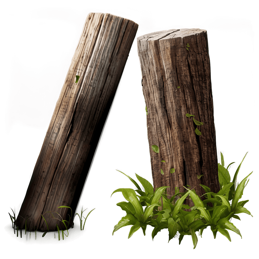 wooden post b