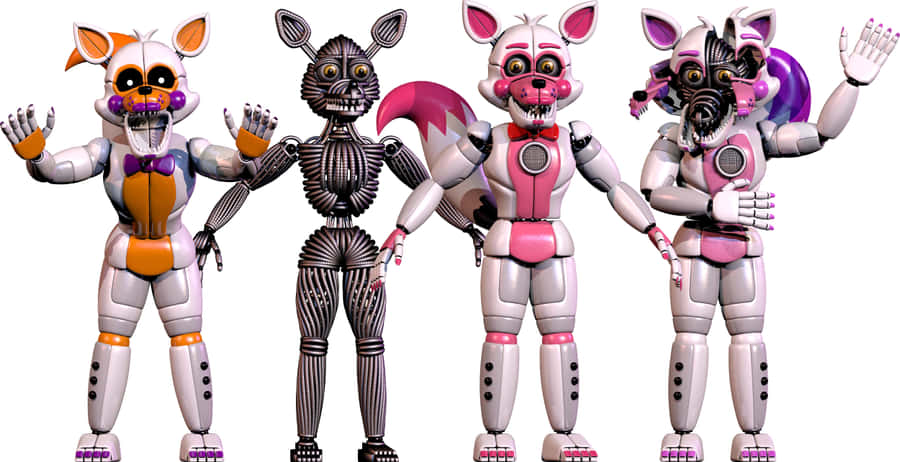 FuntimeFoxy 5000 x 2569 tapet.