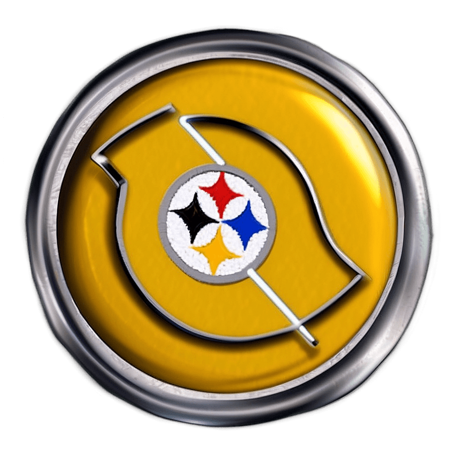 Steelers Logo with Glowing Edges PNG 05252024