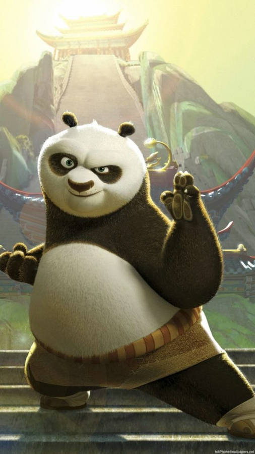 Download Kung Fu Panda Po Iphone 6 Wallpaper | Wallpapers.com