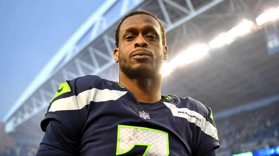 Retrato do Quarterback dos Seattle Seahawks