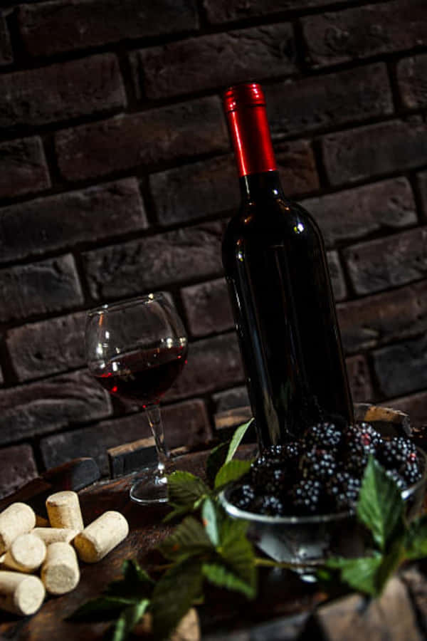 NydBlackberry Wine med familie og venner.
