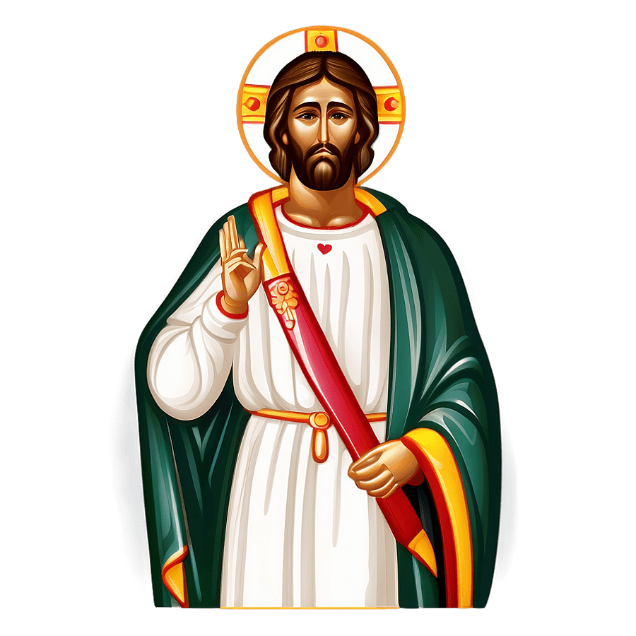 San Judas Apostle Icon PNG jfm