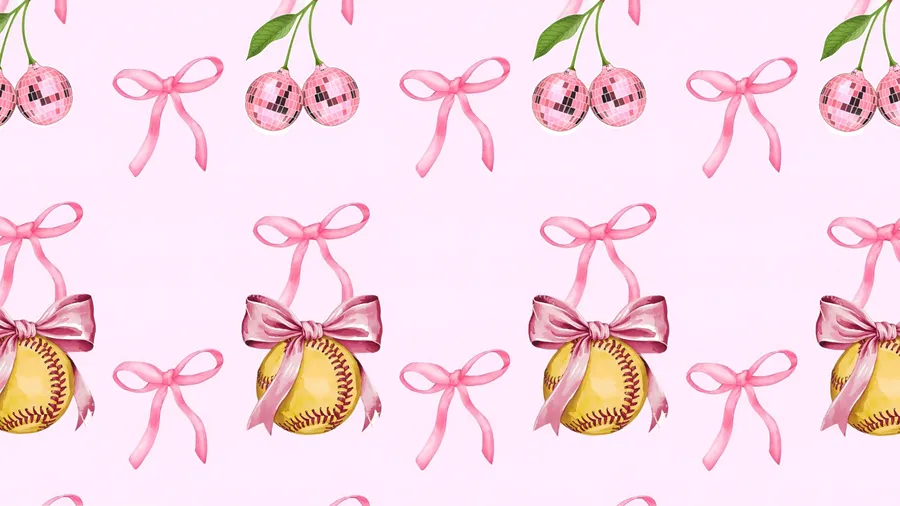 Preppy Softball Pattern